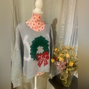 𝅺ruby Moon Holiday Joy Crop Sweater